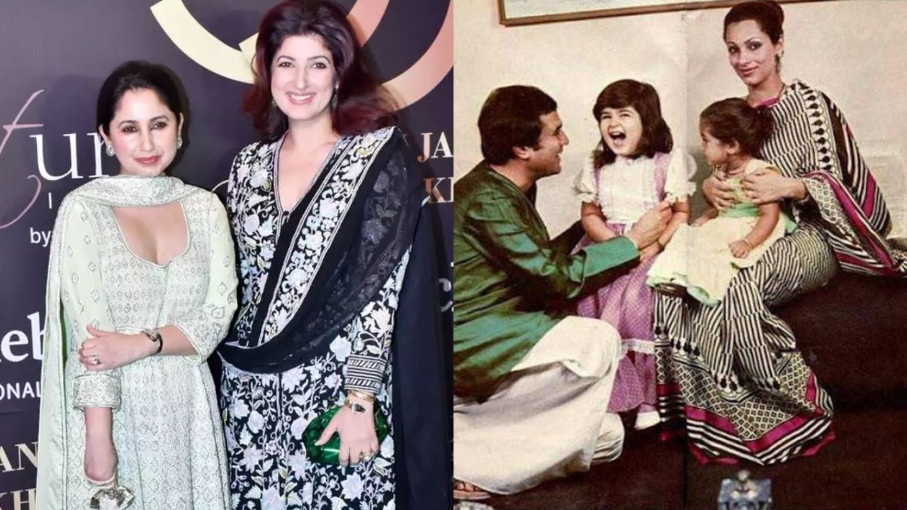 dimple kapadia and rajesh khanna with daughters
